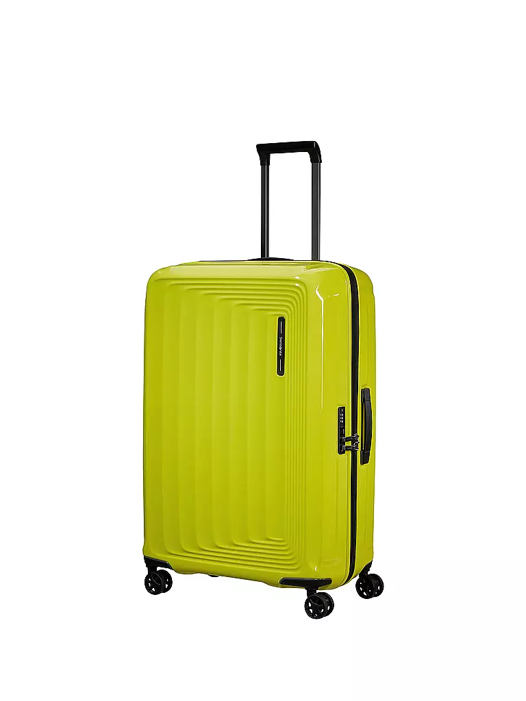 SAMSONITE | Trolley NUON SPINNER 75cm erweiterbar metallic lime | blau