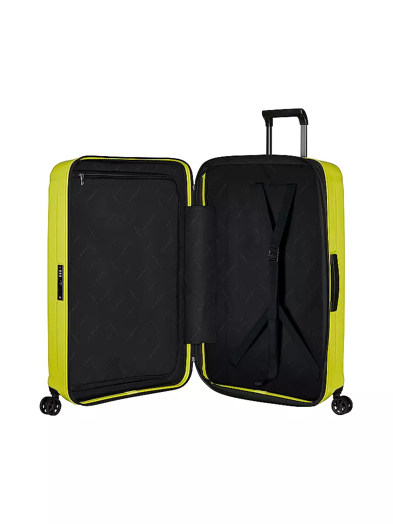 SAMSONITE | Trolley NUON SPINNER 75cm erweiterbar metallic lime | blau