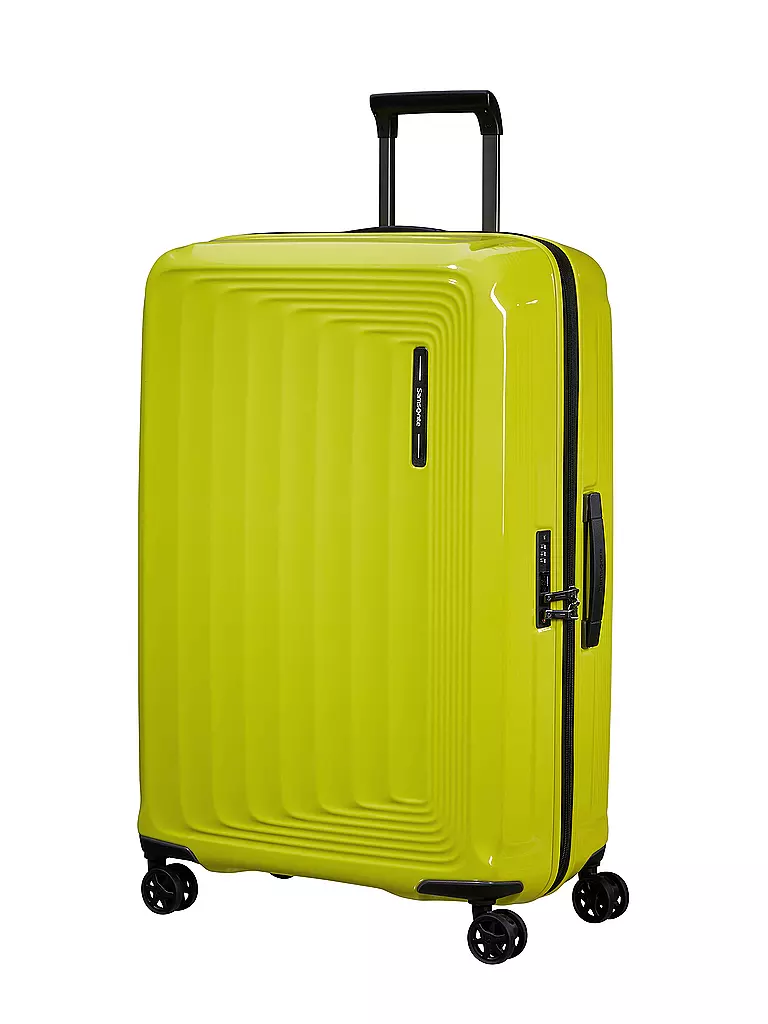SAMSONITE | Trolley NUON SPINNER 75cm erweiterbar metallic lime | blau