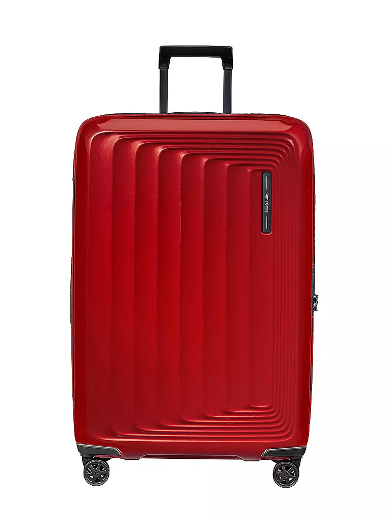 SAMSONITE | Trolley Nuon Spinner 75cm erweiterbar Metallic Red | rot