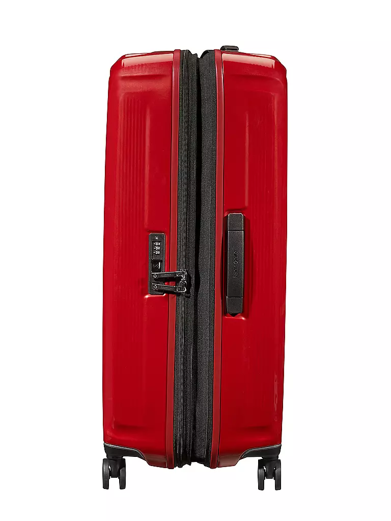 SAMSONITE | Trolley Nuon Spinner 75cm erweiterbar Metallic Red | rot