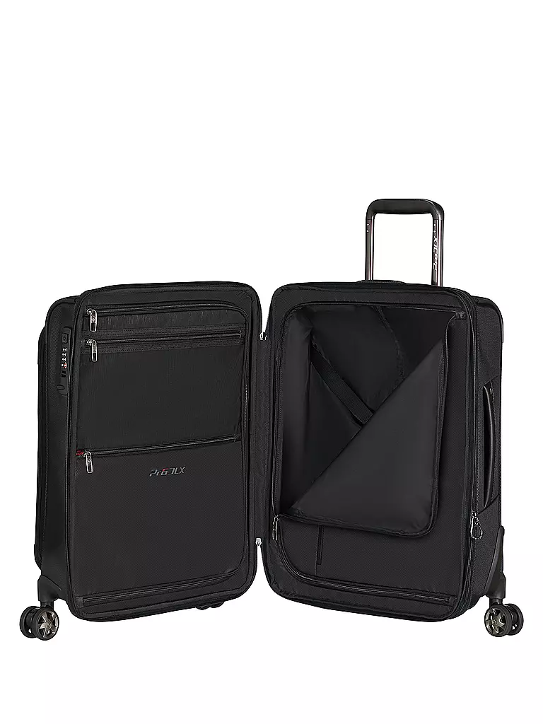 SAMSONITE | Trolley PRO-DLX 6 55cm erweiterbar Black | grün