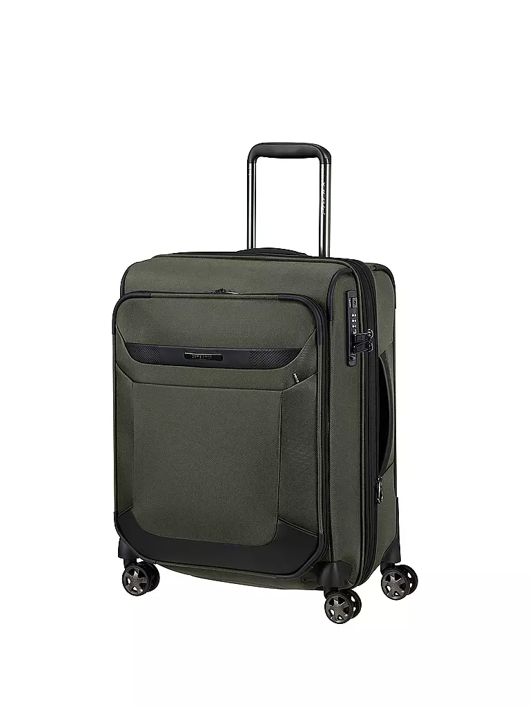 SAMSONITE | Trolley PRO-DLX 6 55cm erweiterbar Green | olive