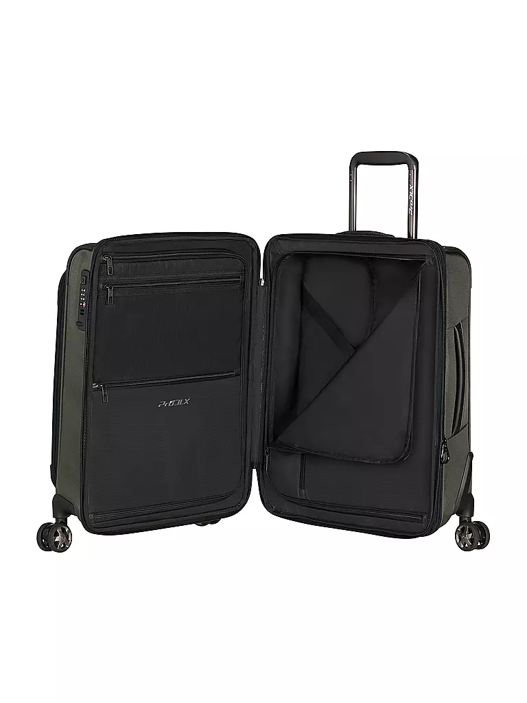 SAMSONITE | Trolley PRO-DLX 6 55cm erweiterbar Green | olive