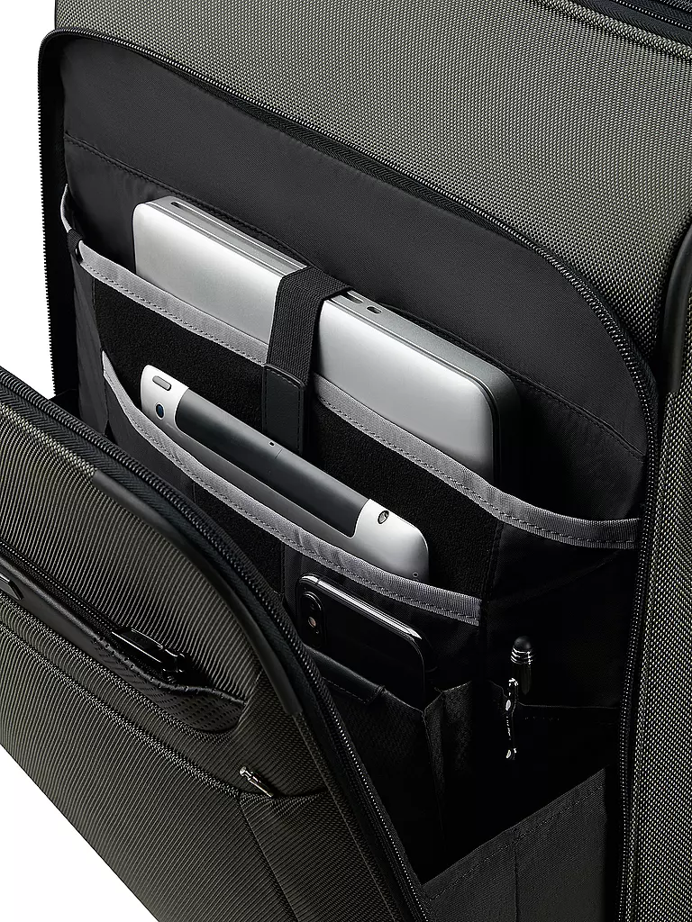 SAMSONITE | Trolley PRO-DLX 6 55cm erweiterbar Green | olive