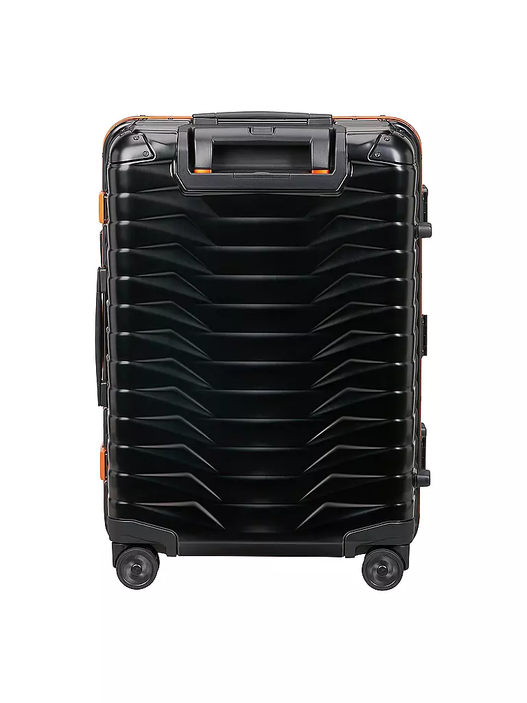 SAMSONITE | Trolley PROXIS ALU Spinner 55 graphite apricot | schwarz