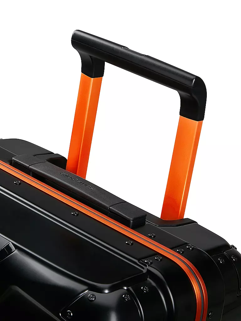 SAMSONITE | Trolley PROXIS ALU Spinner 55 graphite apricot | schwarz