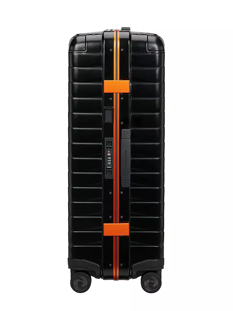 SAMSONITE | Trolley PROXIS ALU Spinner 76 Graphite Apricot | schwarz