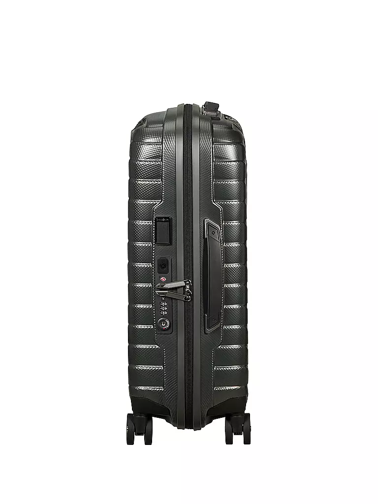 SAMSONITE | Trolley Proxis Spinner 55cm Erweiterbar matt climbing  | dunkelgrün