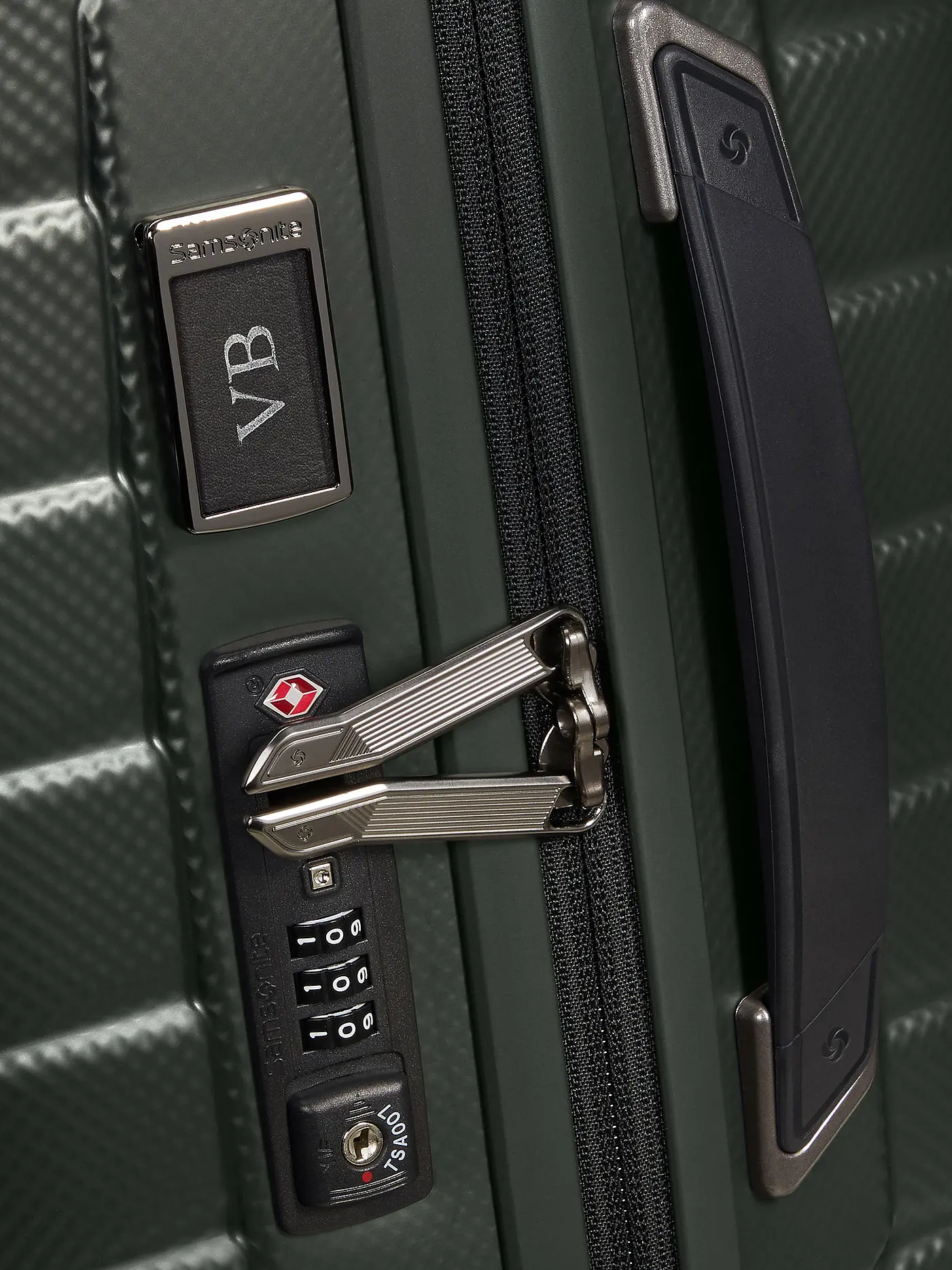 SAMSONITE | Trolley Proxis Spinner 69cm matt climbing  | dunkelgrün