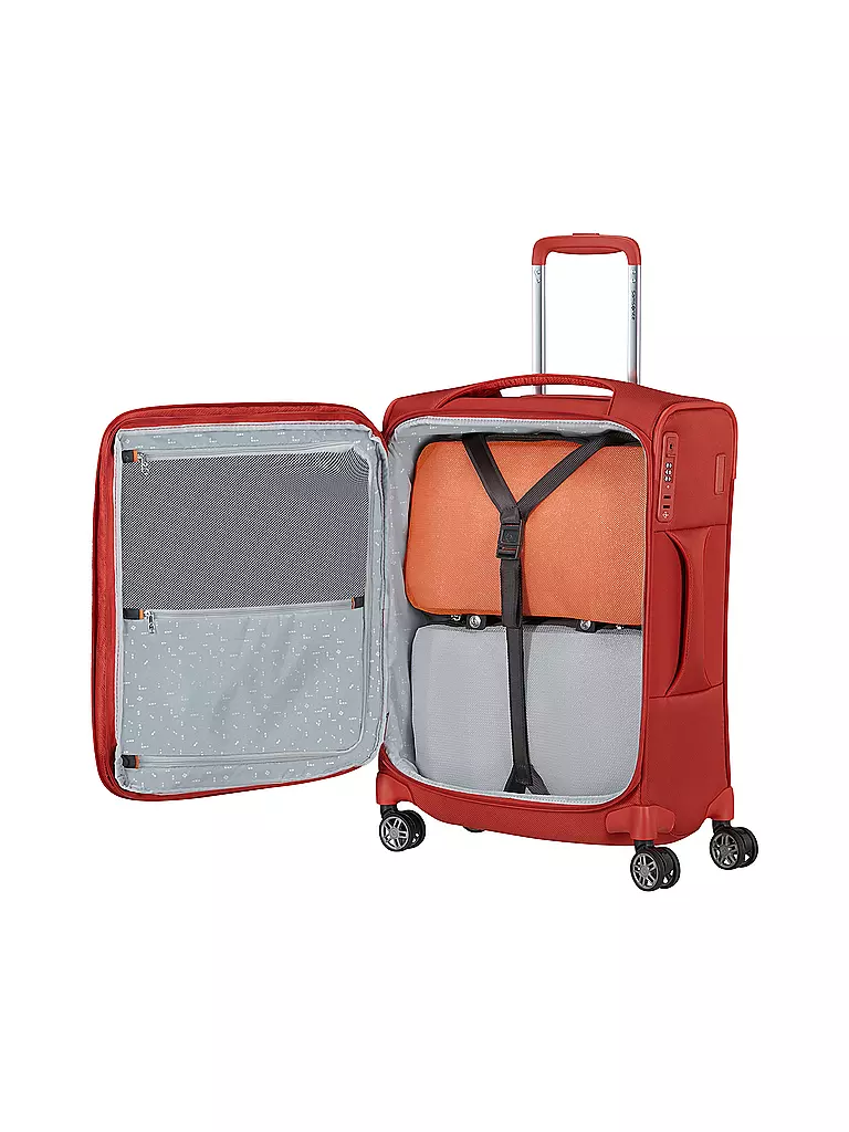 SAMSONITE | Trolley RE-LITE 55cm erweiterbar poppy red | rot