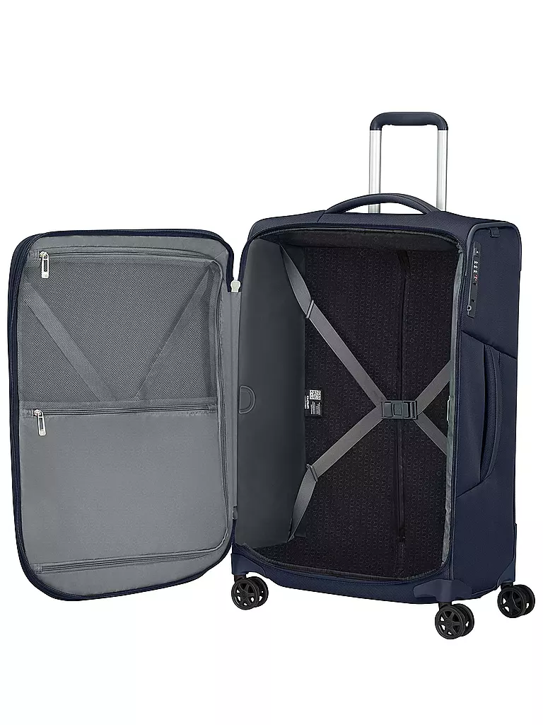 SAMSONITE | Trolley Respark 67cm Midnight Blue | schwarz