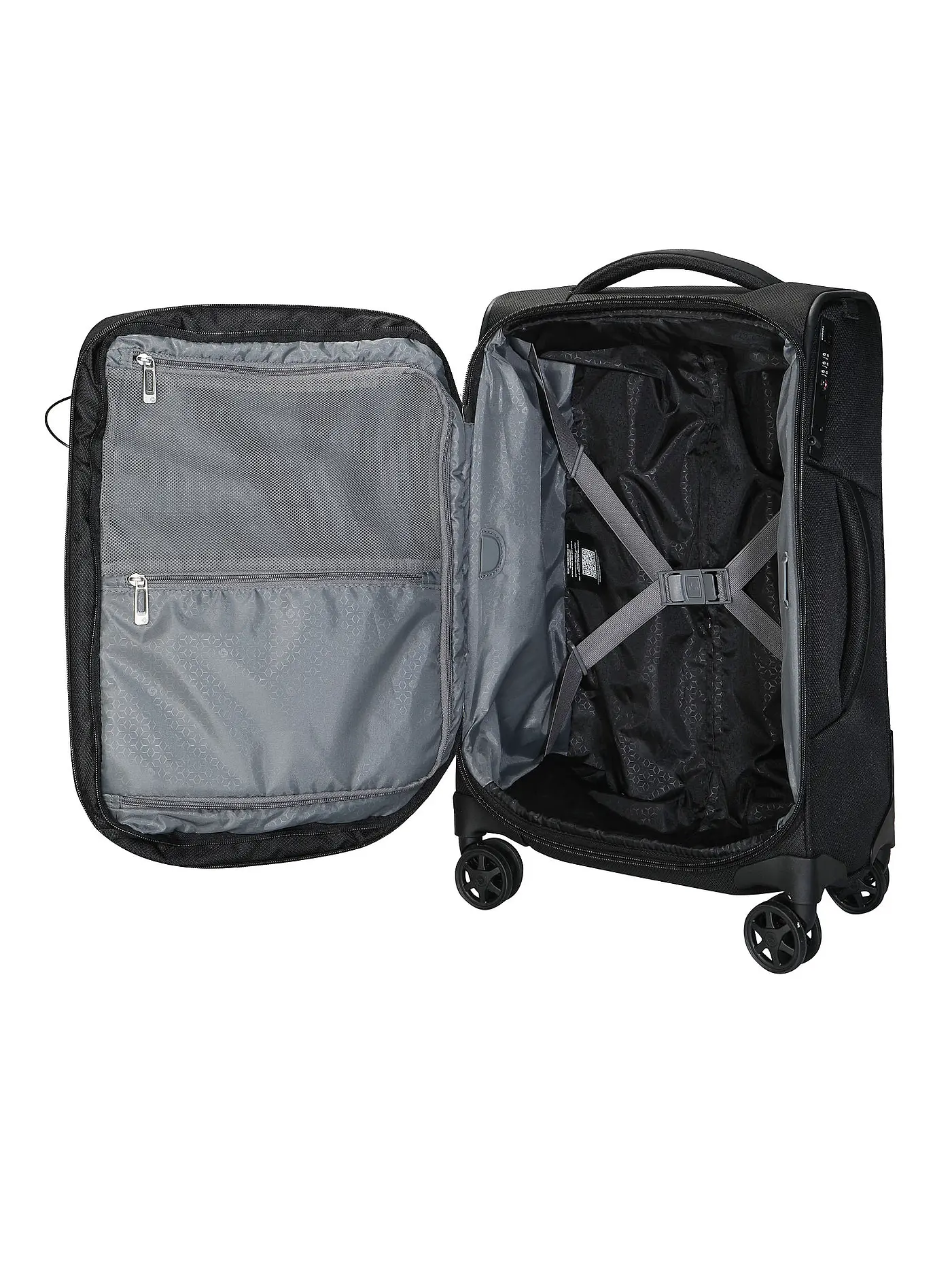 SAMSONITE | Trolley RESPARK SPINNER 55cm erweiterbar  | schwarz