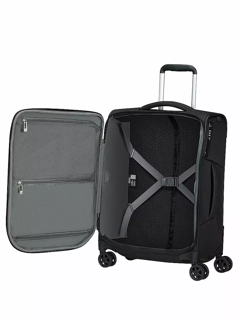 SAMSONITE | Trolley Respark Spinner 55cm Ozone Black | grau