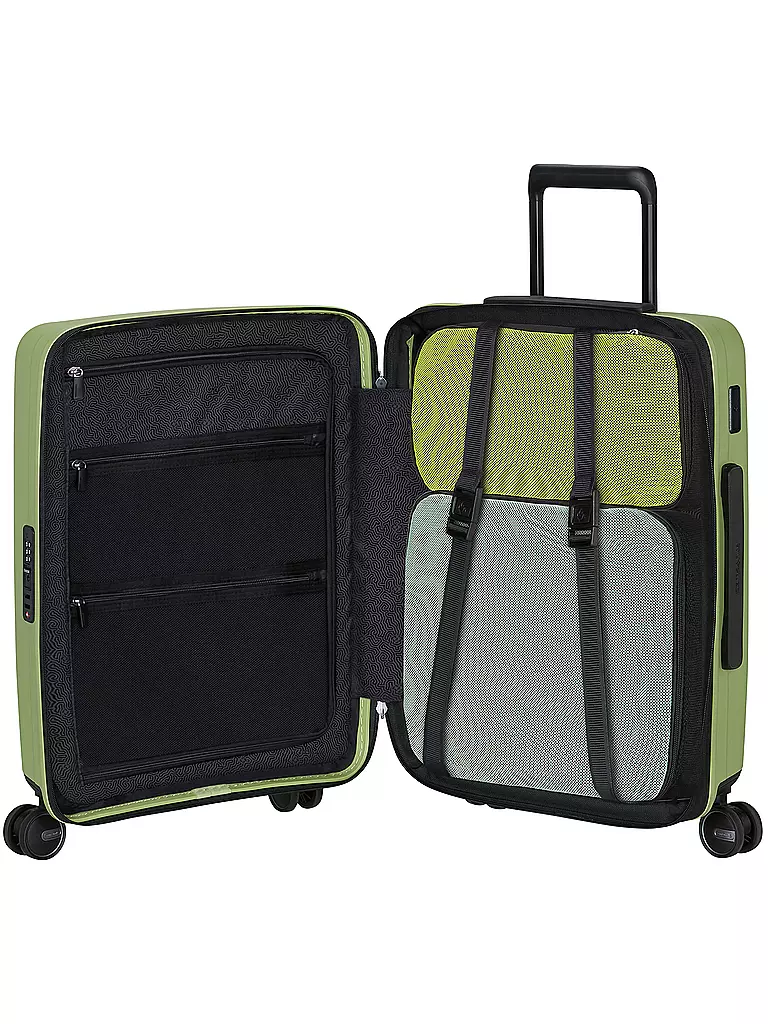 SAMSONITE | Trolley RESTACKD SPINNER 55cm erweiterbar wasabi | Hellgrün