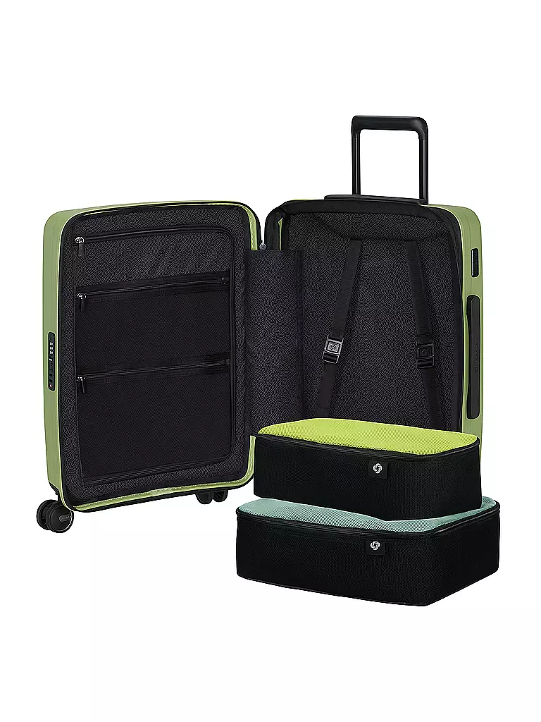 SAMSONITE | Trolley RESTACKD SPINNER 55cm erweiterbar wasabi | Hellgrün