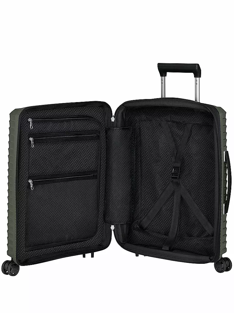 SAMSONITE | Trolley Upscape Spinner 55 Erweiterbar Climbing Ivy | schwarz