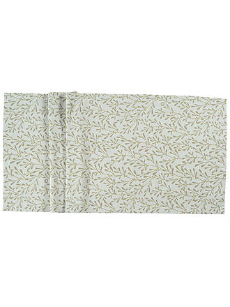 SANDER | Weihnachtsläufer MISTY 50x140cm Ecru / Beige