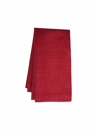 SANDER | Tischdecke LOFT UNI eckig 150x300cm Weinrot