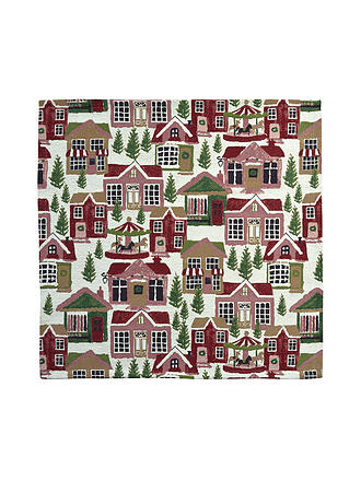 SANDER | Weihnachts Tischläufer 50x140cm VILLAGRANDE Rot/Gruen
