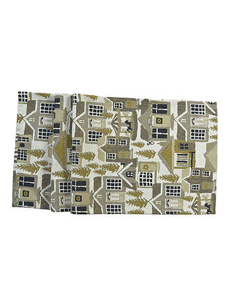SANDER | Weihnachts Tischläufer 50x140cm VILLAGRANDE Taupe/Geige