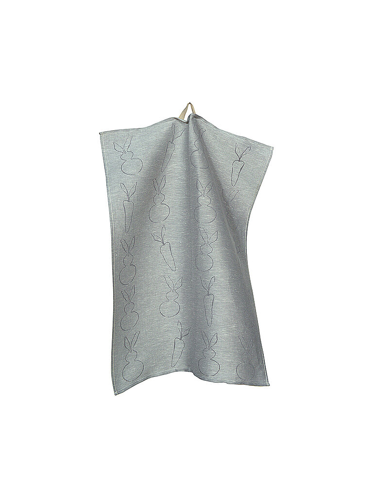 SANDER Oster Geschirrtuch 50x70cm Fred & Ginger Tin/Grau grau