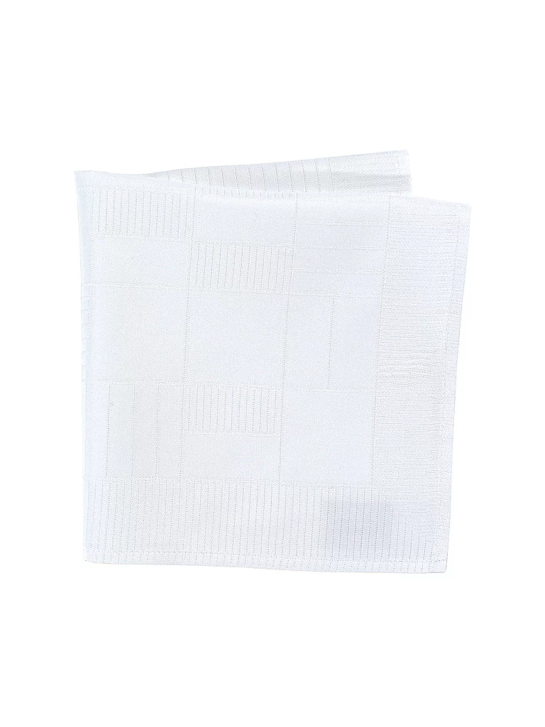 SANDER Tischdecke Lexie Damast 145x220cm Blanc blanc