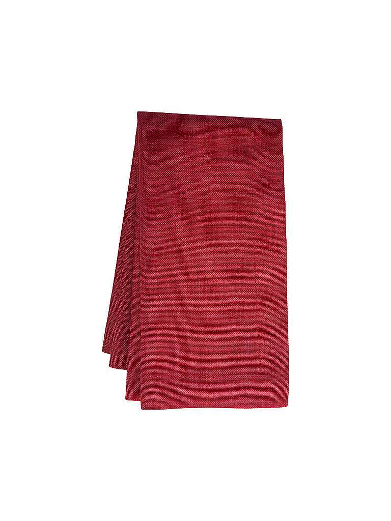 SANDER Tischdecke LOFT UNI eckig 150x300cm Weinrot rouge