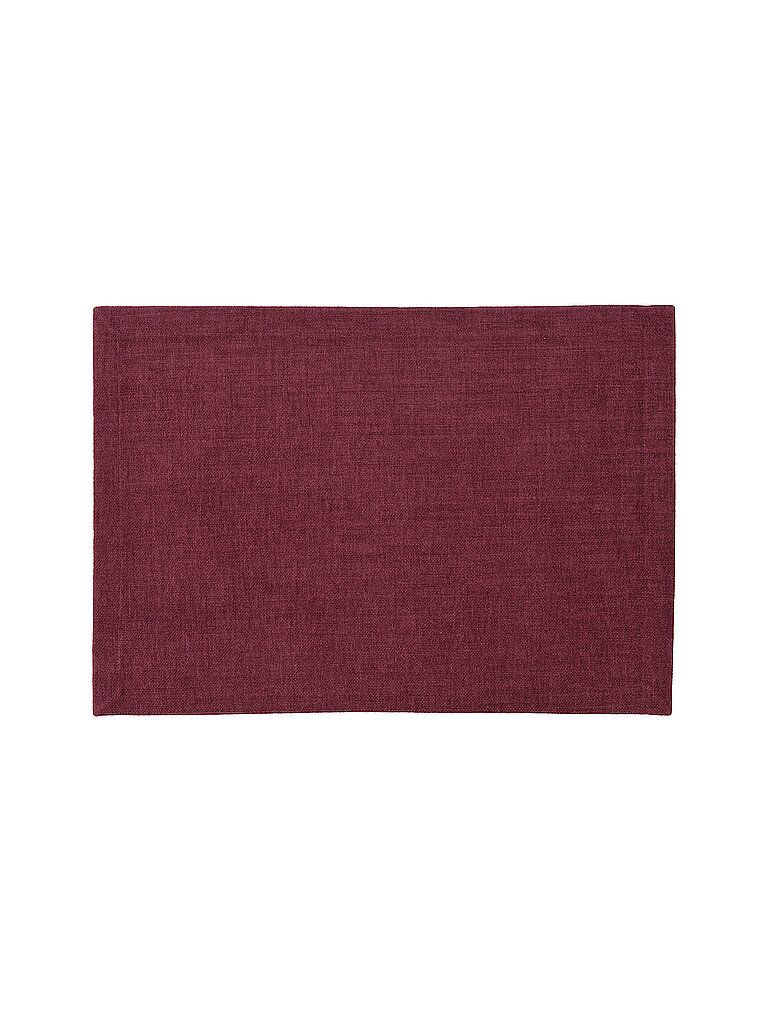 SANDER Tischläufer KENSINGTON 50x135cm  Marsala dunkelrot – SANDER
