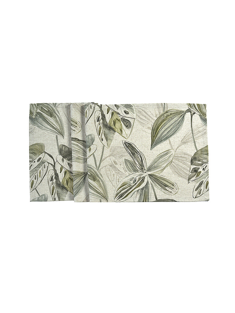 SANDER Tischläufer SIENA 50x140cm Green grün – SANDER