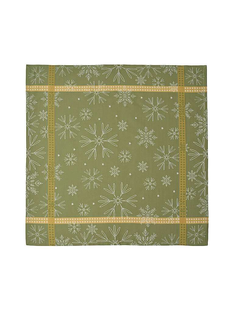 SANDER Weihnachts Mitteldecke 100x100cm VAIL Olive olive – SANDER