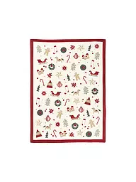 SANDER | Geschirrtuch ALL 4 X-MAS  50x70cm Red / Green | rot