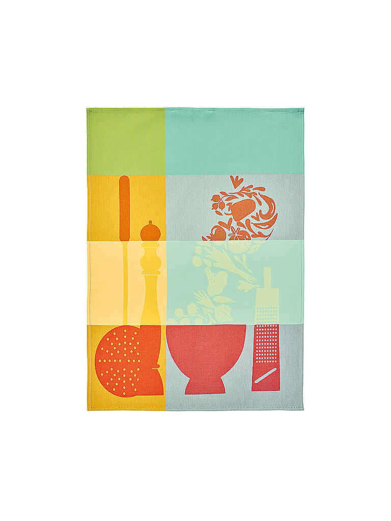 SANDER Geschirrtuch DINER 50x70cm Tomato rot