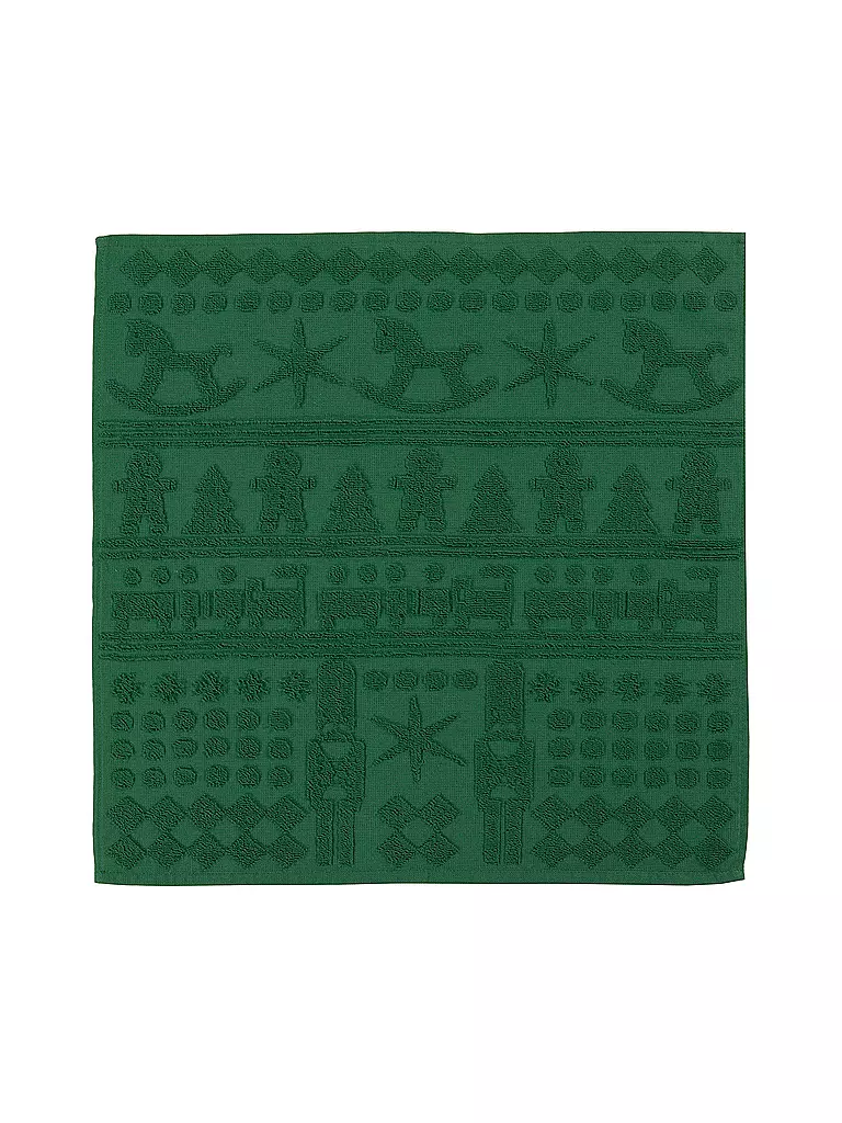 SANDER | Küchentuch 50x50cm NUTCRACKER Green | grün