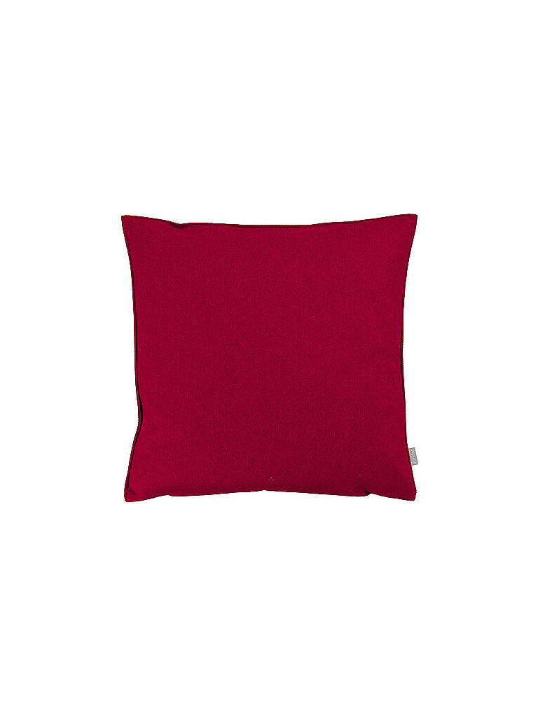 SANDER | Kissenhülle Wool 50x50cm Rot | rot