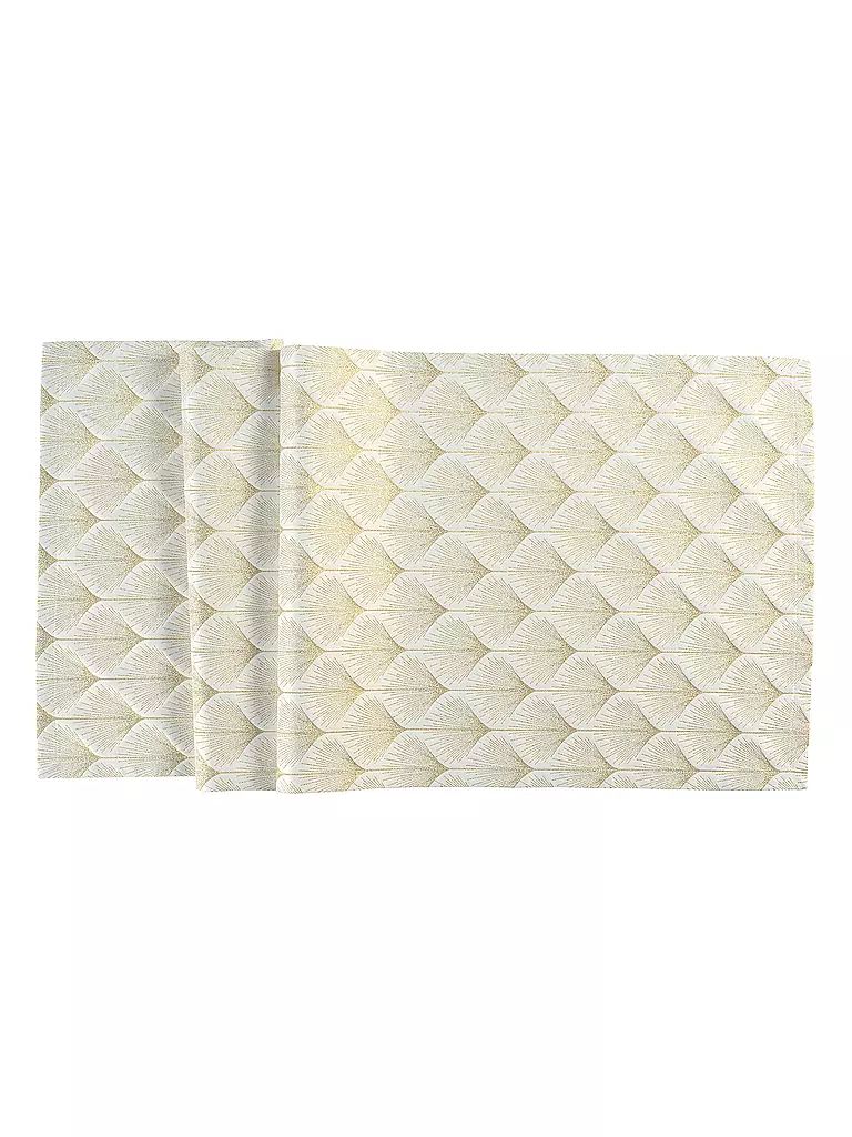 SANDER | Mitteldecke GLENN 85x85cm Ecru / Gold | creme