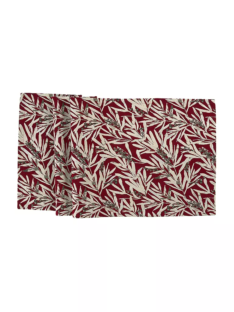 SANDER | Mitteldecke JESSIE 85x85cm Burgundy | dunkelrot