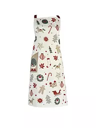 SANDER | Schürze ALL 4 X-MAS Taupe / Orange | Rot