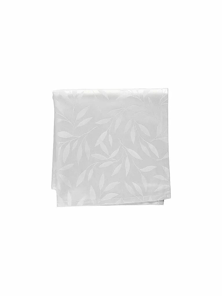 SANDER | Serviette COMO DAMAST 45x45cm Weiss | weiss