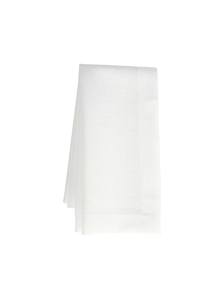 SANDER | Tischdecke LOFT UNI rund 170cm Ecru | weiss
