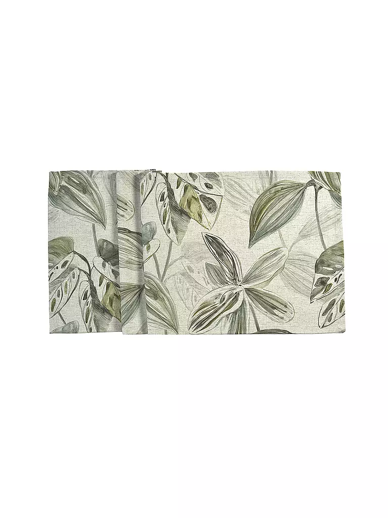 SANDER | Tischläufer SIENA 50x140cm Green | grün