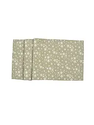 SANDER | Weichnachts Tischläufer 50x140cm STELLE D'ORO Coffee | hellbraun