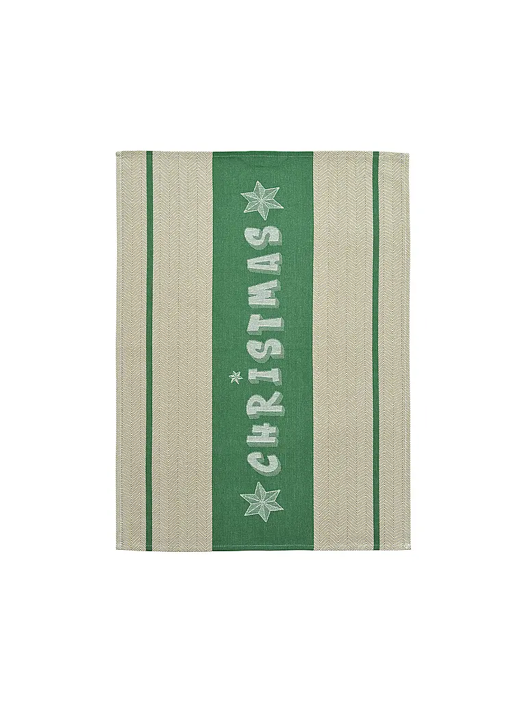 SANDER | Weihnachts Geschirrtuch 50x70cm CHEF CHRISTMAS Green | dunkelgrün