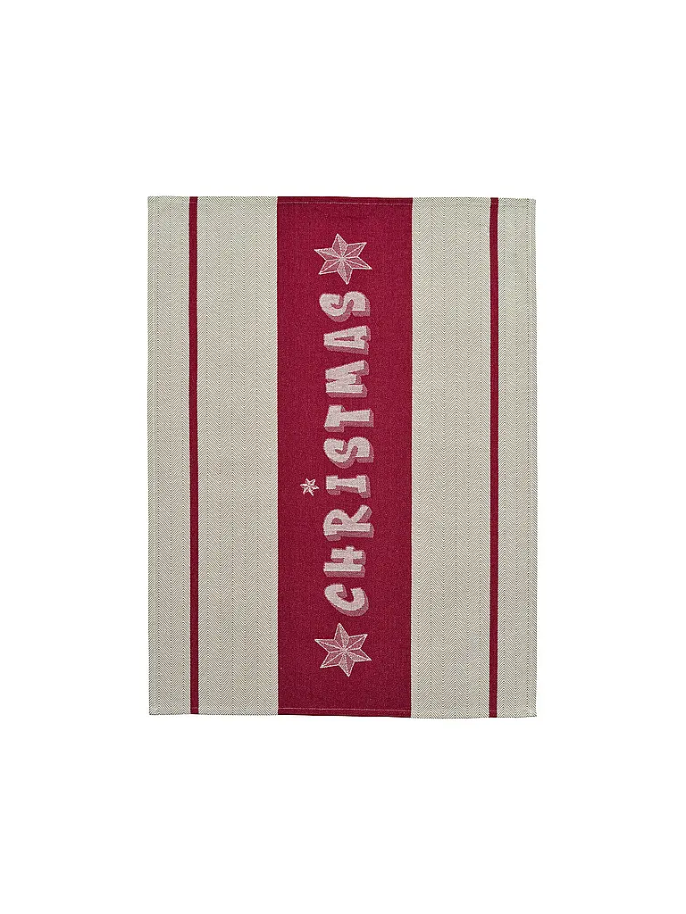 SANDER | Weihnachts Geschirrtuch 50x70cm CHEF CHRISTMAS Red | rot