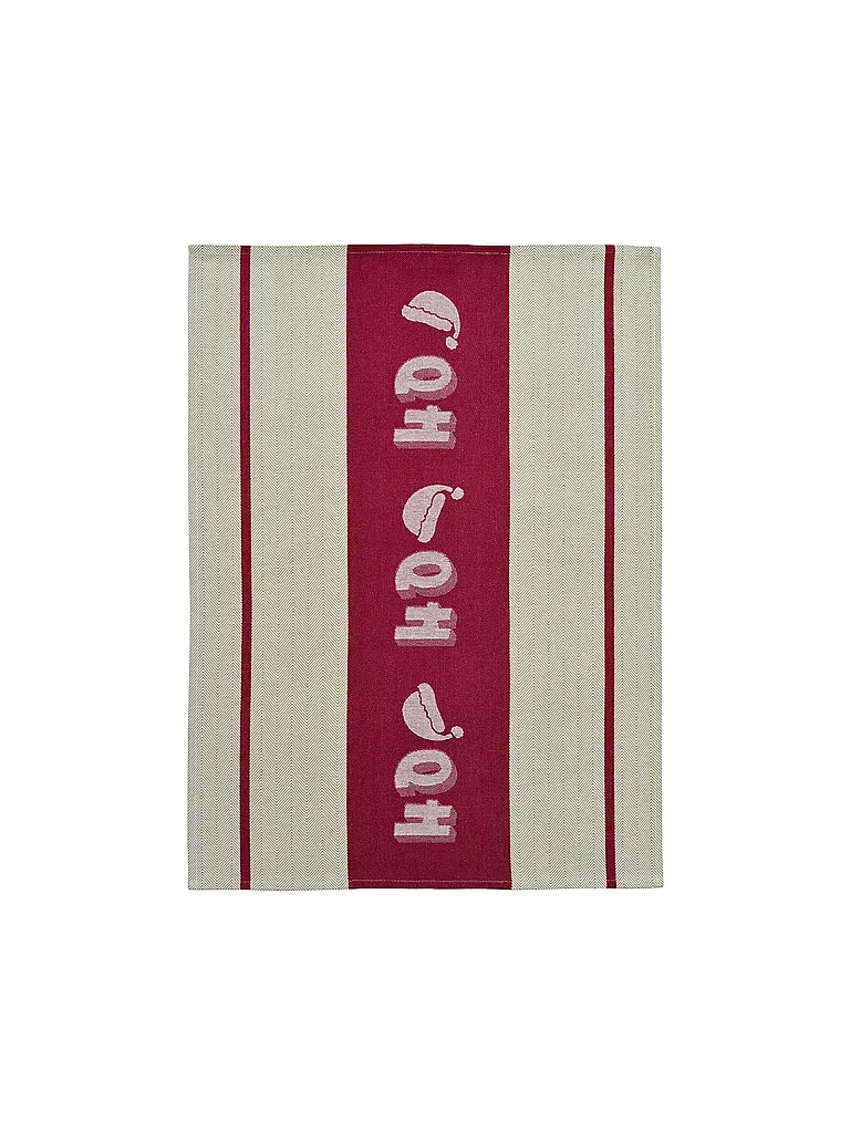 SANDER | Weihnachts Geschirrtuch 50x70cm CHEF LAUGHTER Red | rot