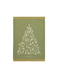 SANDER | Weihnachts Geschirrtuch 50x70cm CHEF TREE Olive | hellgrün