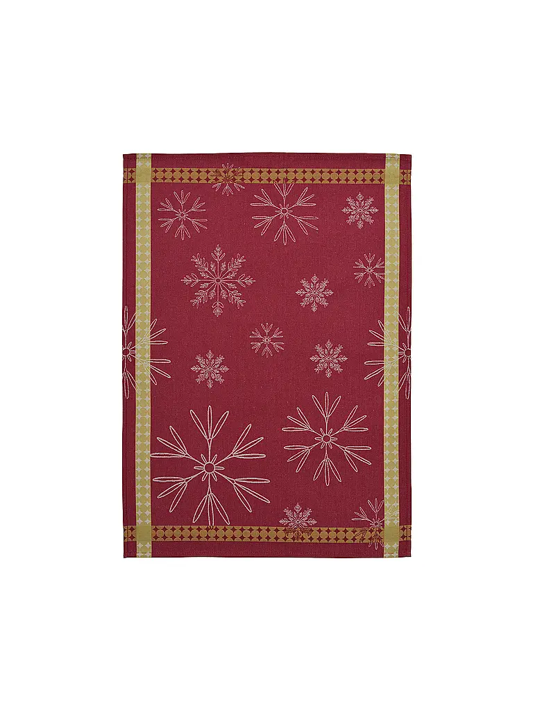 SANDER | Weihnachts Geschirrtuch 50x70cm VAIL Red | rot