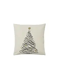 SANDER | Weihnachts Kissenhülle 45x45cm GINO Red | creme