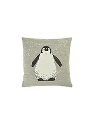 SANDER | Weihnachts Kissenhülle 45x45cm PING Blue Fox | grau