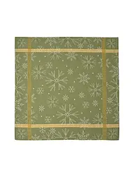 SANDER | Weihnachts Mitteldecke 100x100cm VAIL Olive | olive